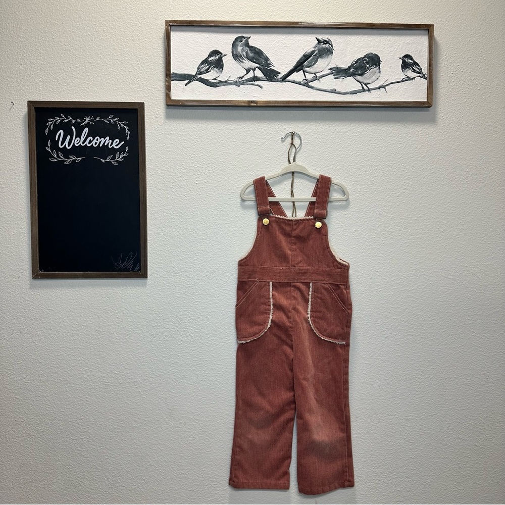 Vintage Toddler Corduroy Overalls
